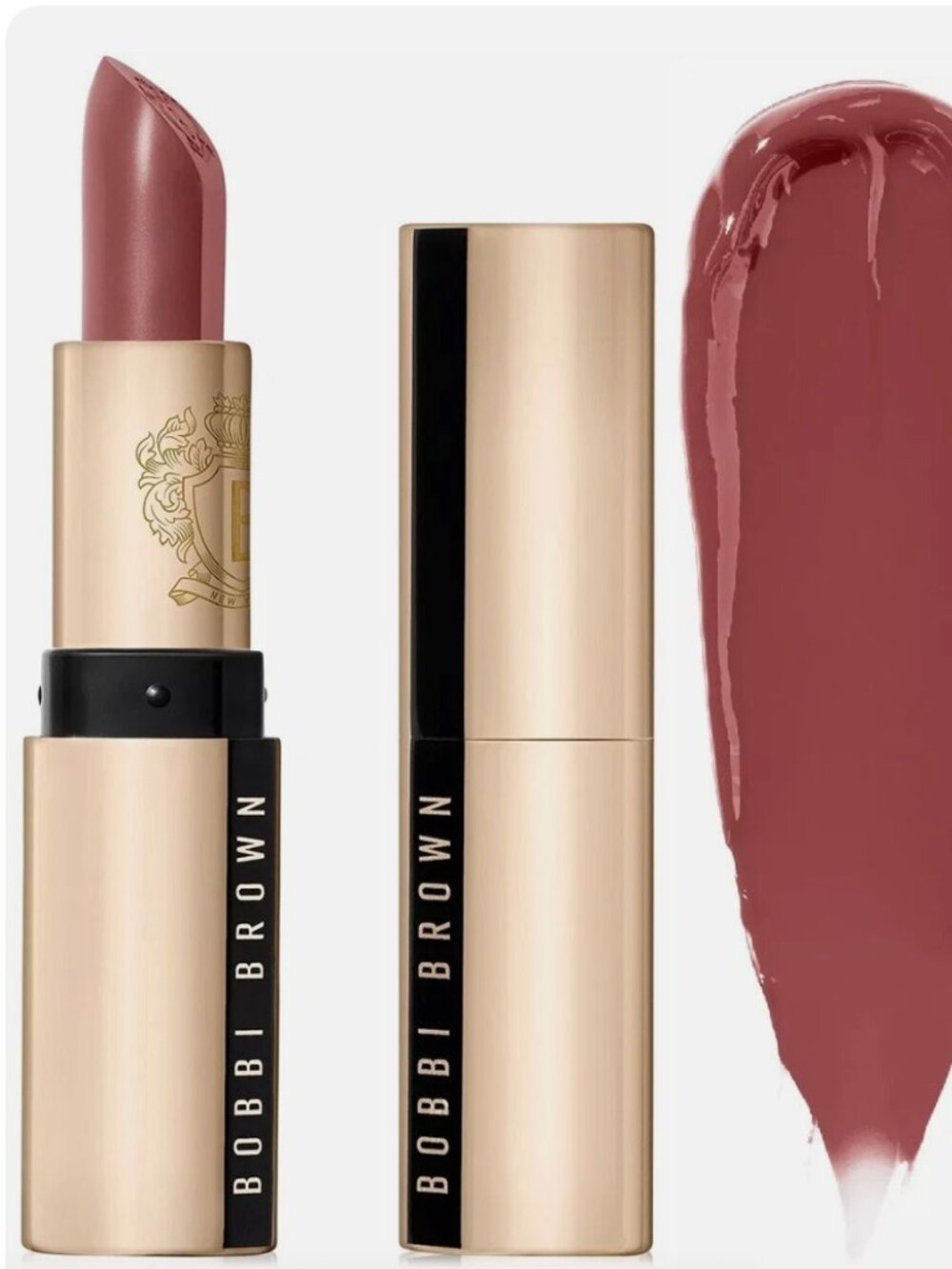 Bobbi Brown Luxe Lipstick 312 PINK BUFF Lipstick Full Size 0.12 oz NIB